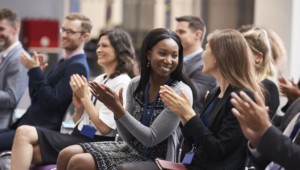 clapping at conference